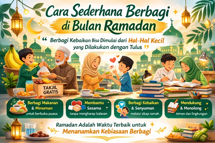 hari ke 12 - Cara Sederhana Berbagi di Bulan Ramadan