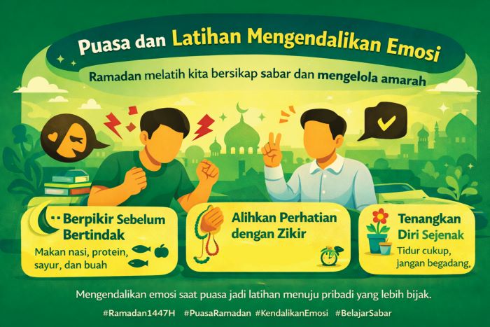 hari ke 6 - Puasa dan Latihan Mengendalikan Emosi